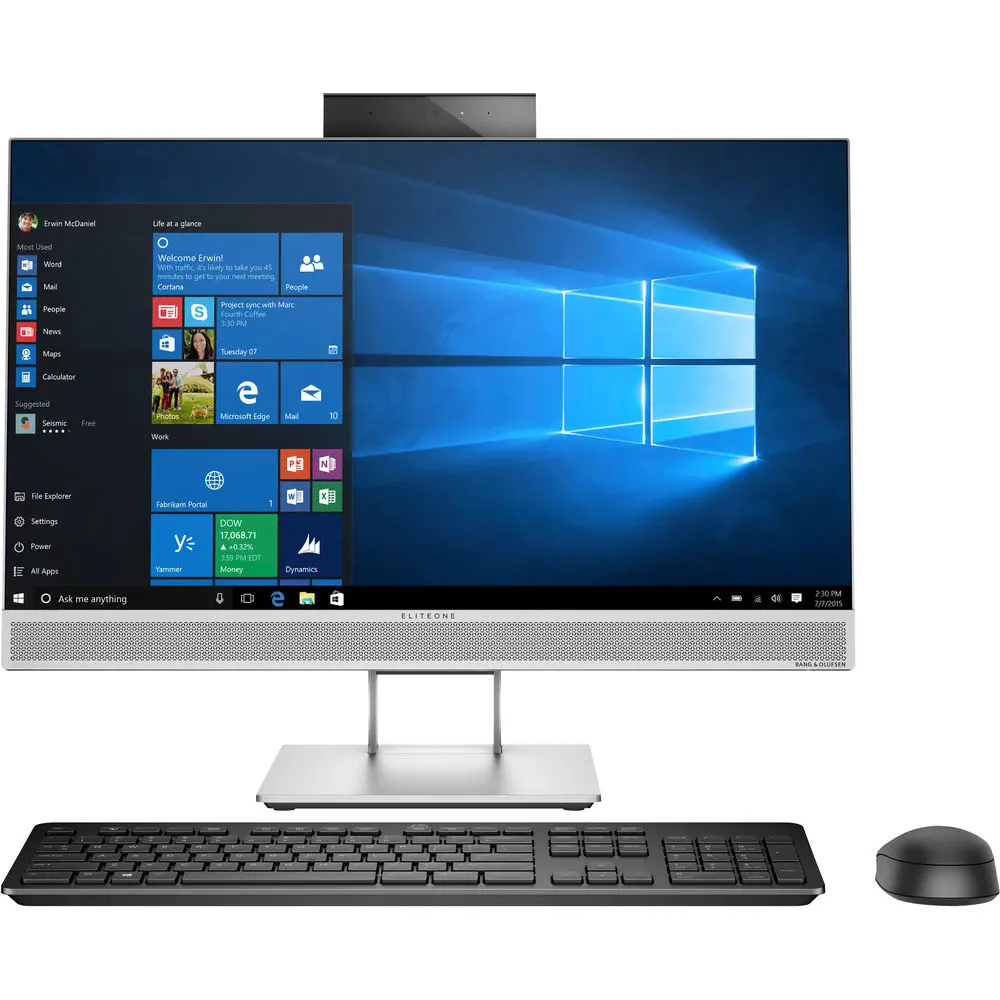 HP EliteOne 800 G3 I7-7EME AIO 8G 256 SSD